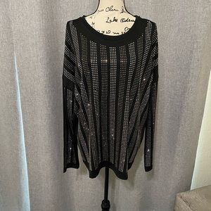 Sparkly long sleeved top
